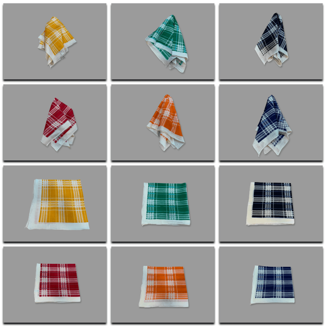 Lenço estampado 50 algodão