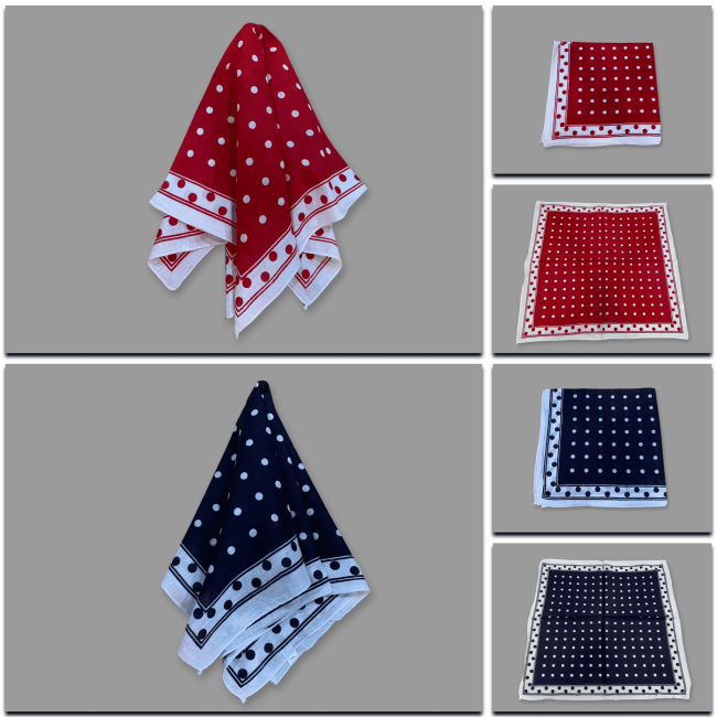 Lenço estampado 50 algodão